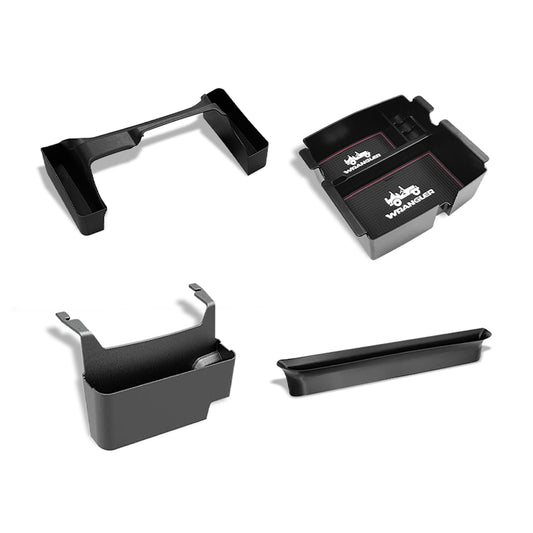 Jeep Gladiator JT, Jeep Wrangler JL Center Console Organizer - 4PCS