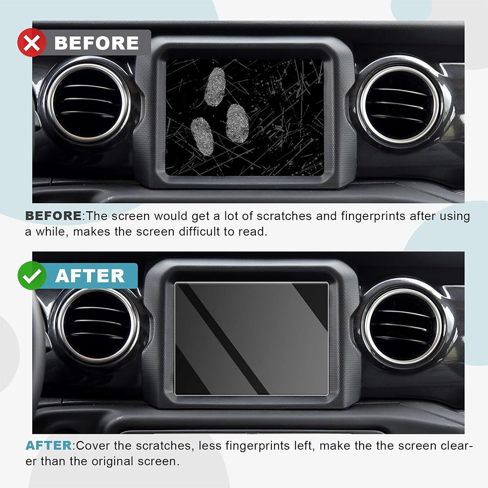 Wrangler JL/Gladiator JT 18-24 Center Control Touchscreen Navigation Touch Screen Protector -