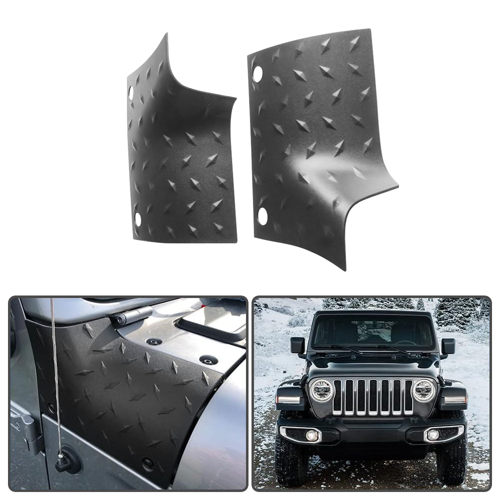 Jeep Wrangler JL Gladiator JT Sahara Sport Rubicon 2018-2024 Cowl Body Armor - Black