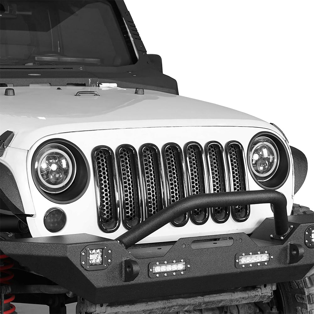 Jeep Wrangler JL Gladiator Unlimited 2018-2024, Front Light Headlight Cover - 1 Pair