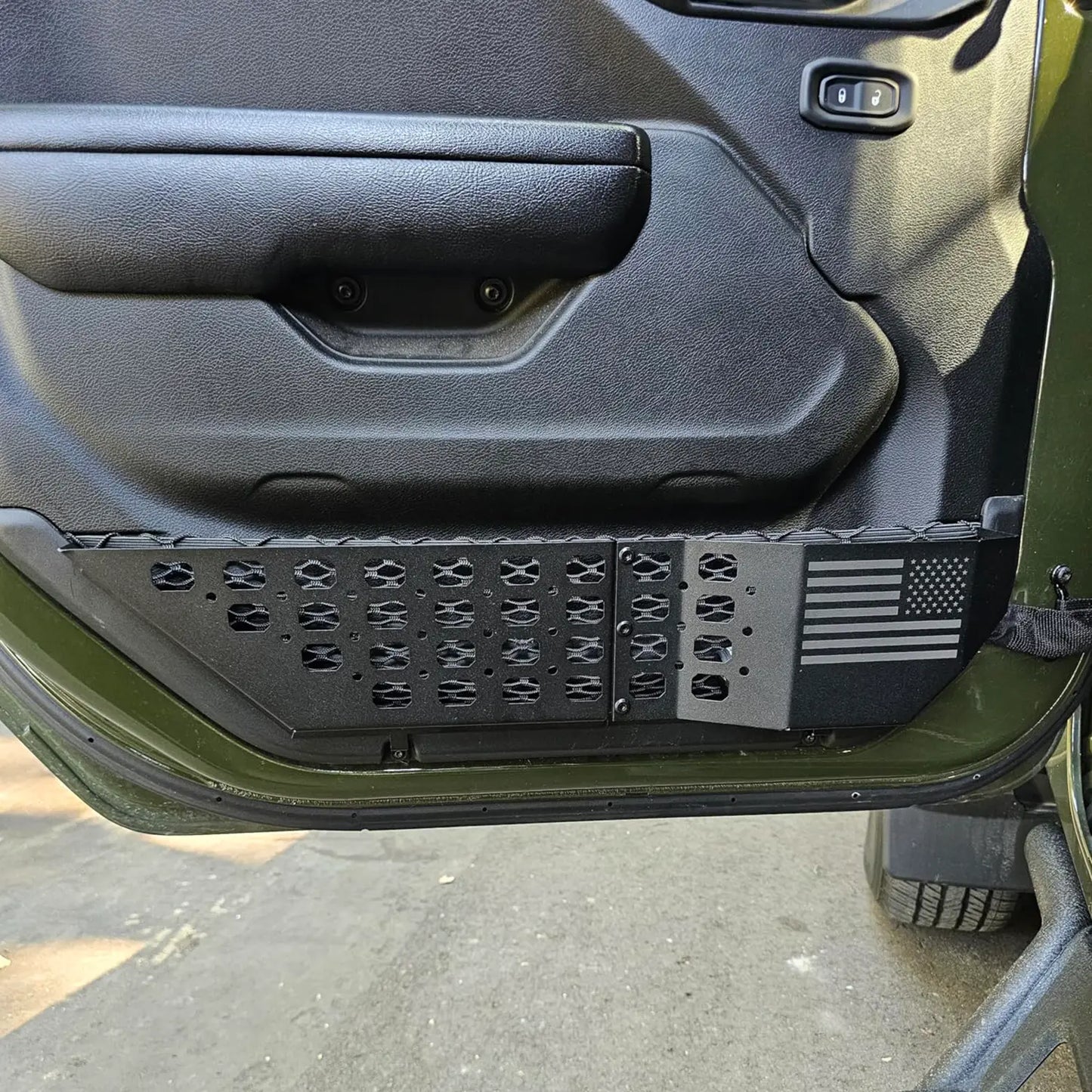 Jeep Wrangler JL JLU 4XE 2018-2024 & Gladiator JT 2020-2024 | Metal Front Door Pocket Storage Box